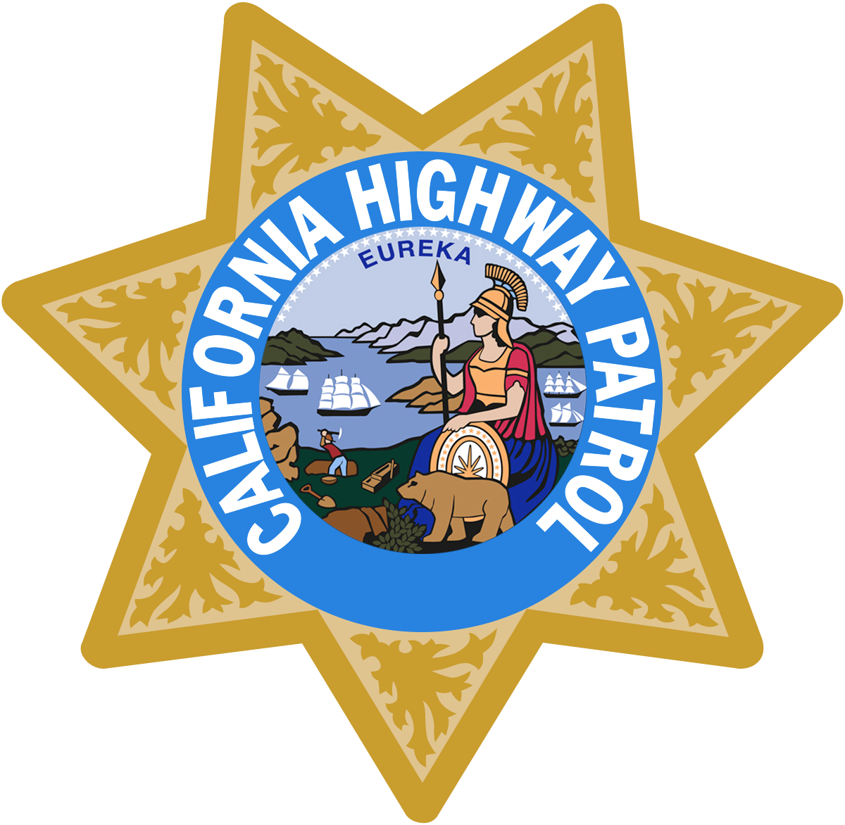 California Highway Patrol Star